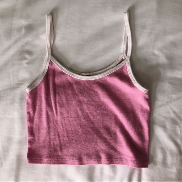 Brandy Melville Tops - Pink/White skylar 🌸